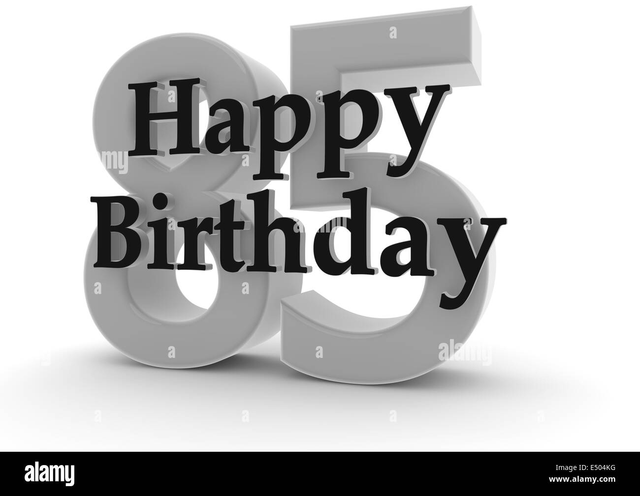 Happy Birthday for 85th birthday Stock Photo