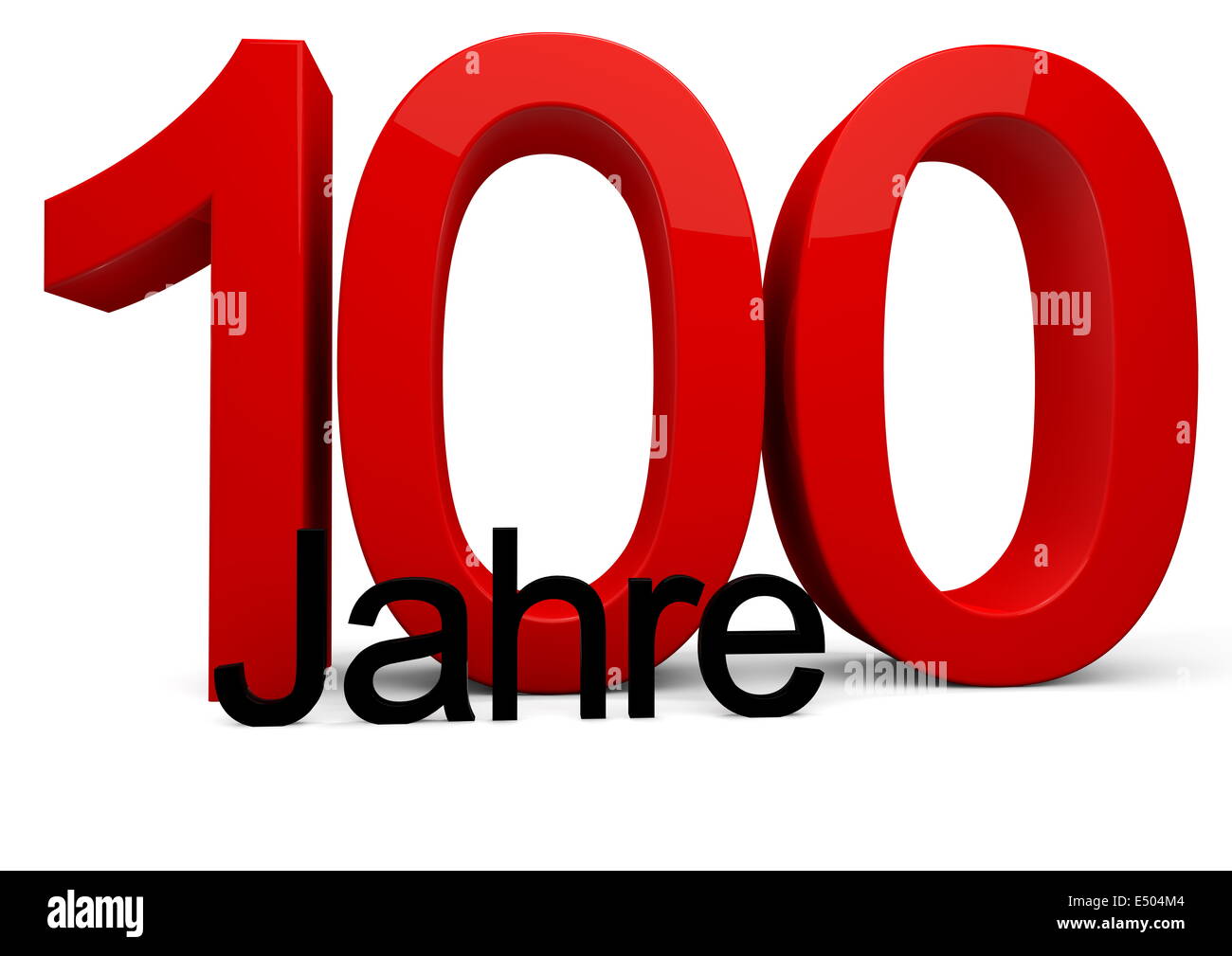 100 Jahre Stock Photo