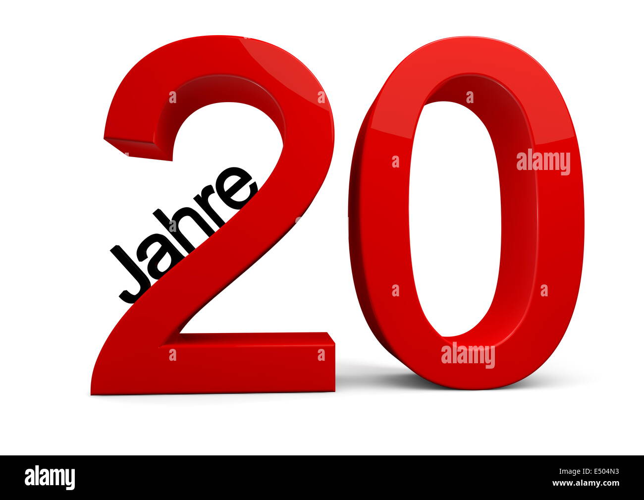 20 Jahre Stock Photo
