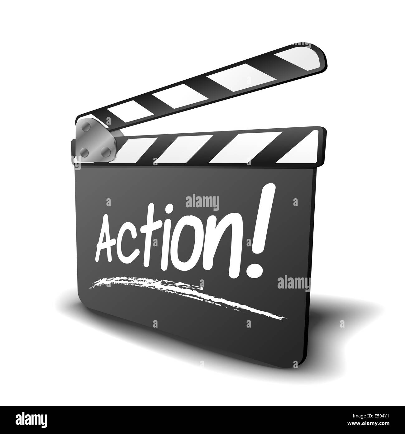 clapper board action Stock Photo Alamy