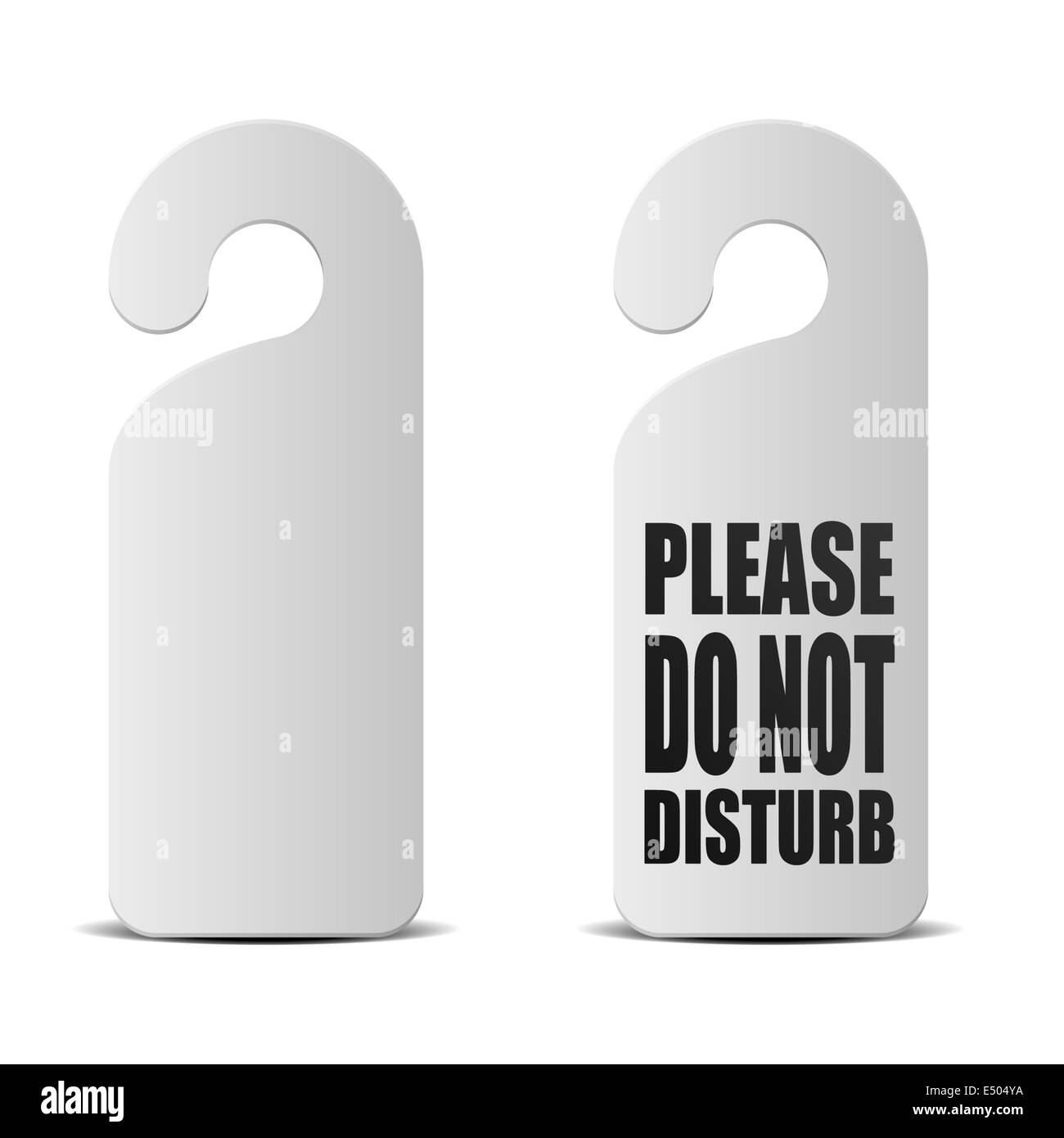 do not disturb door sign Stock Photo