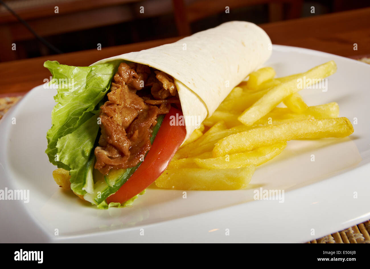 Pita bread turkish Stock Photo - Alamy