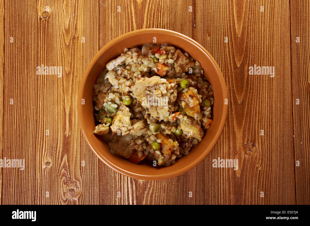Russian Buckwheat porridge Stock Photo Alamy