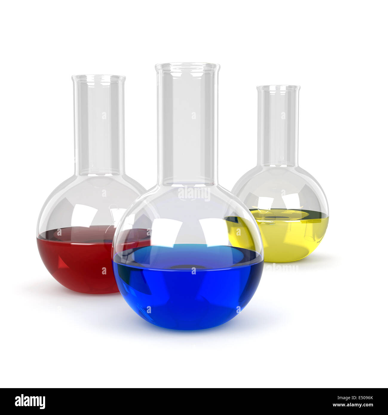 Testtube with blue liquid isolated on white Stock Photo Alamy