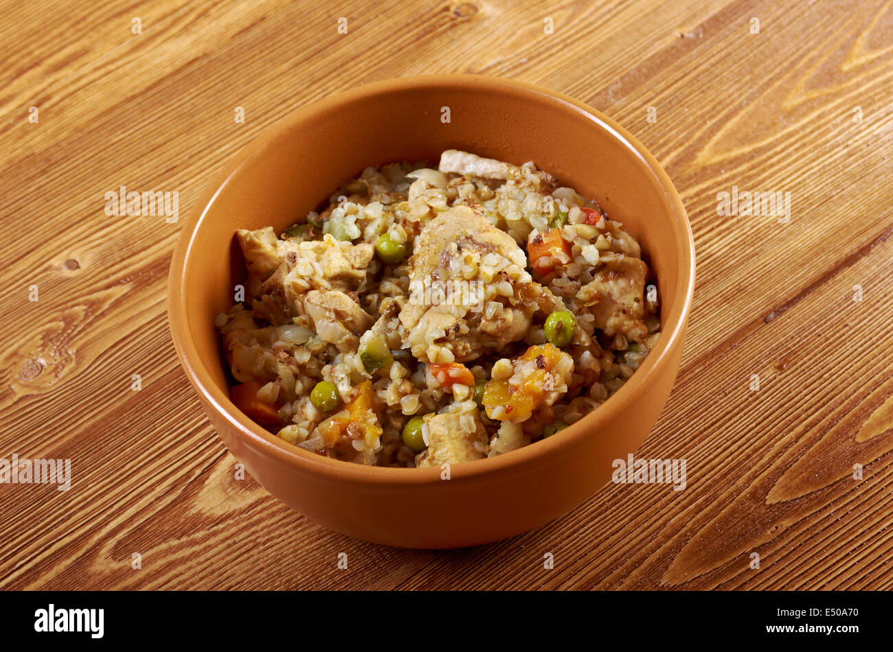 Russian Buckwheat porridge Stock Photo Alamy