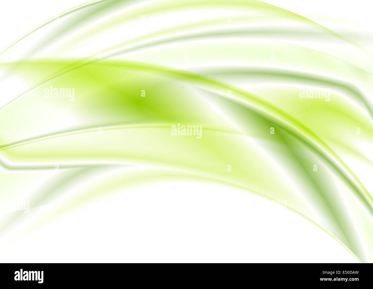 Abstract green wavy background Stock Photo - Alamy