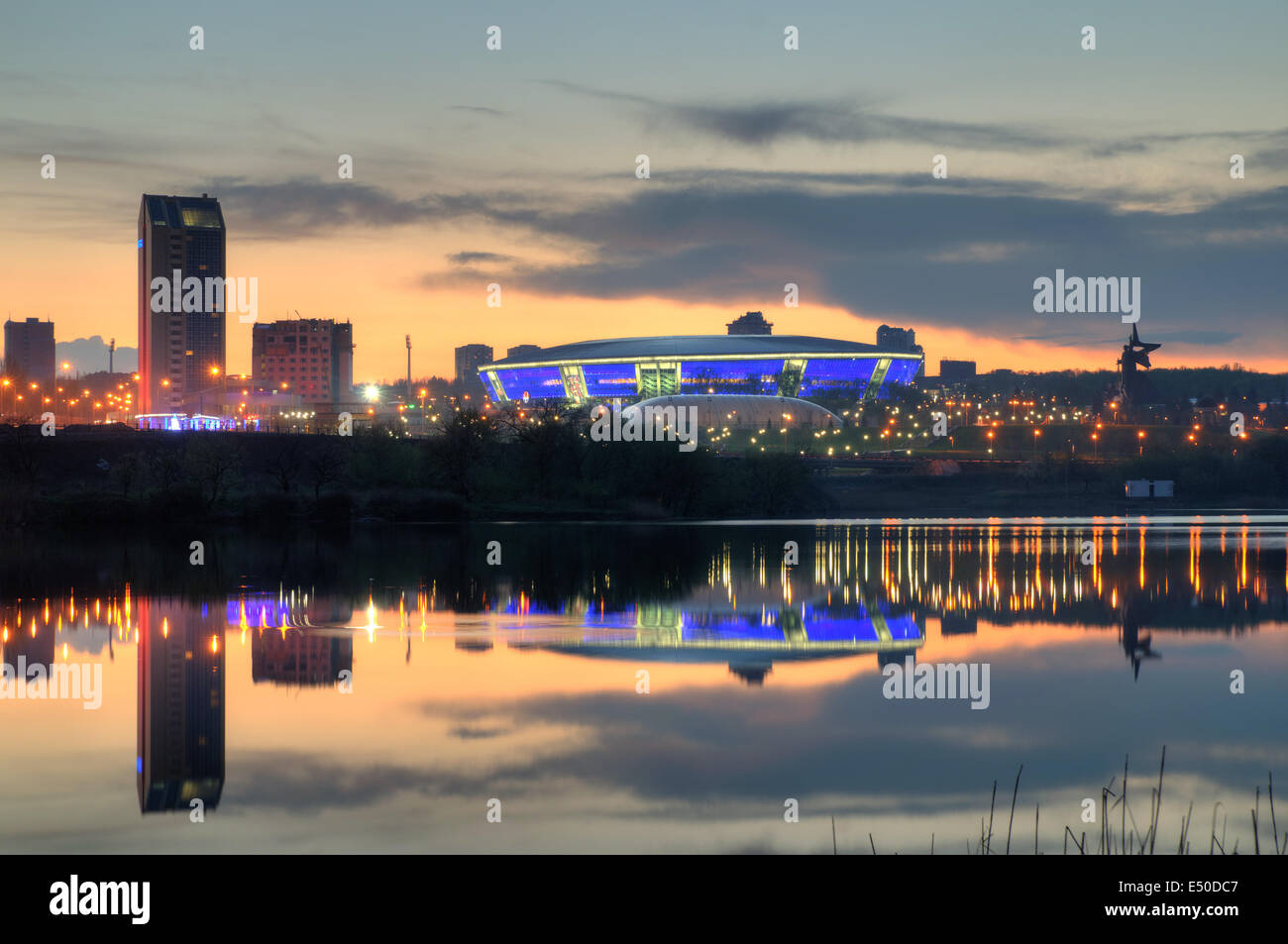 Night urban landscape Stock Photo - Alamy
