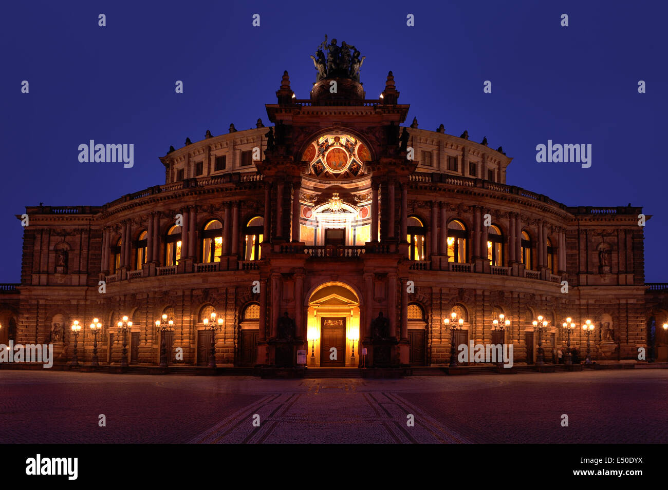 Semperoper Stock Photo
