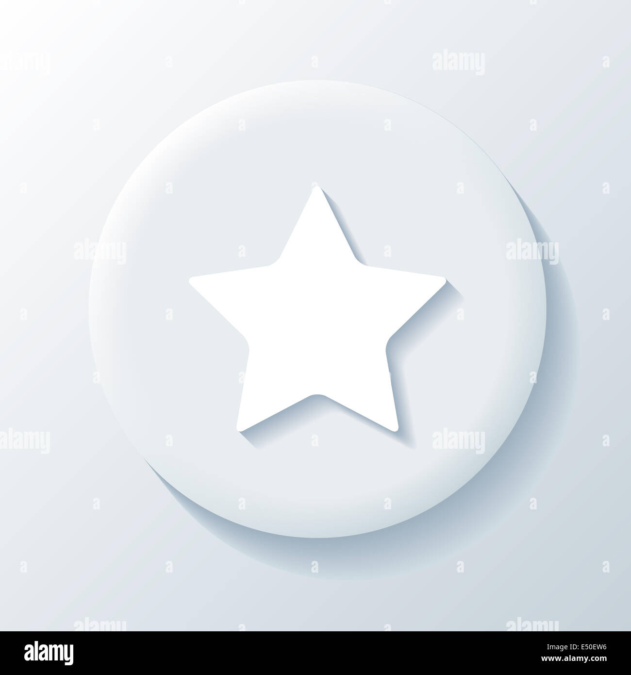 Star 3D Paper Icon Stock Photo - Alamy