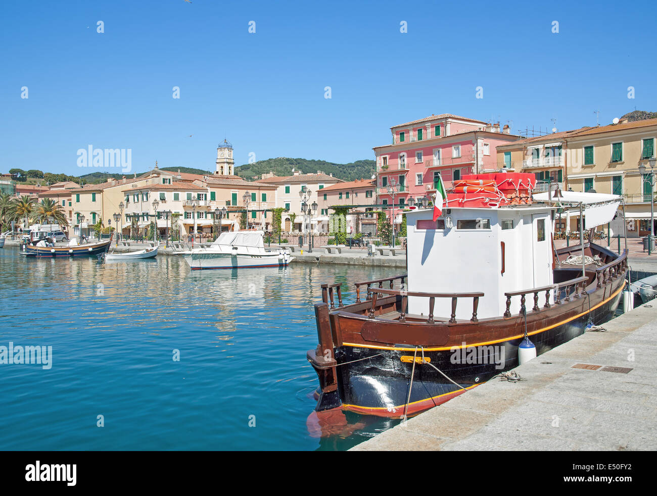 Porto Azzurro,Elba Island,Tuscany,Italy Stock Photo