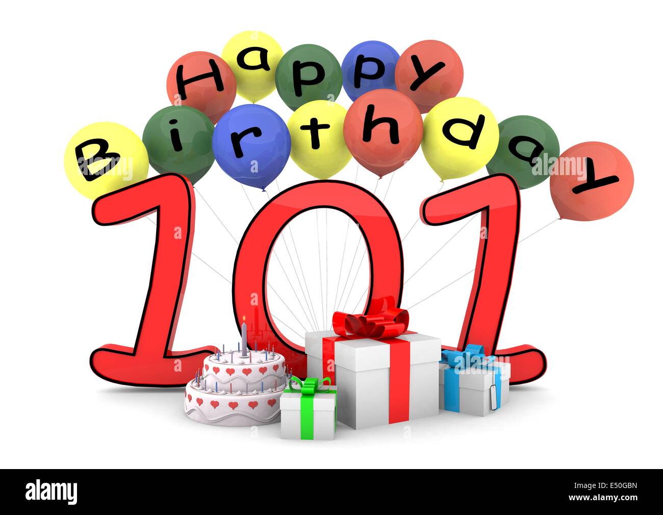 101 geburtstag Cut Out Stock Images & Pictures Alamy