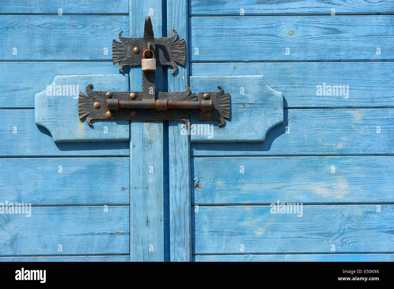 bolted shut door Locked Stock Photo Alamy