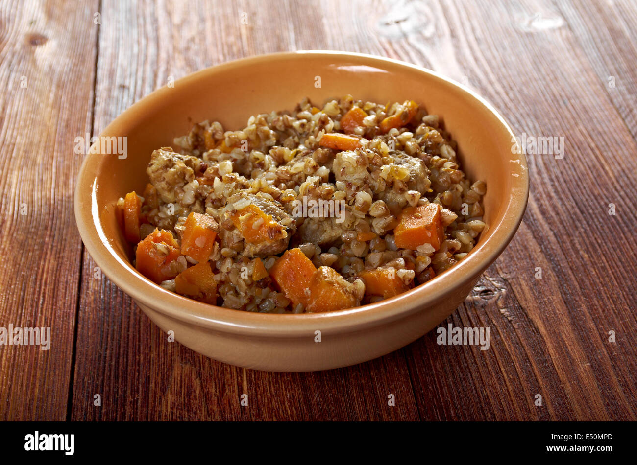 Belorussian Buckwheat porridge Stock Photo Alamy