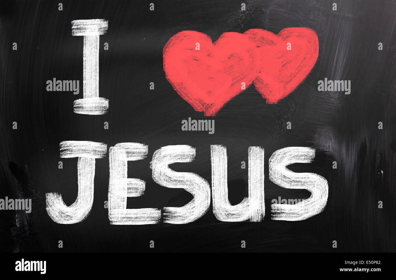 I love my jesus hi-res stock photography and images - Alamy