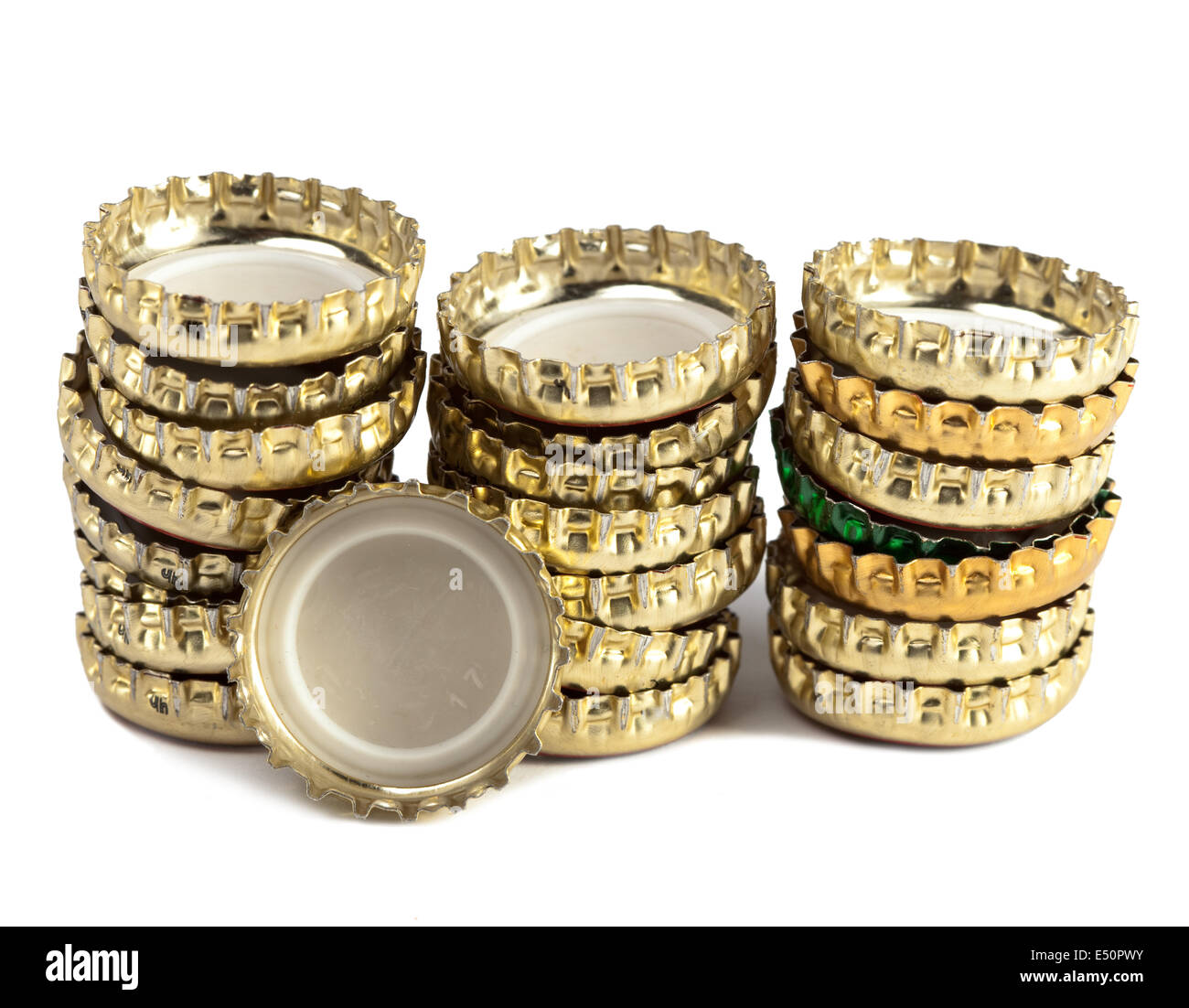 Metal caps Cut Out Stock Images Pictures Alamy