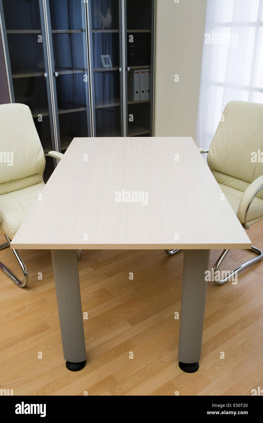 Office table chairs hi-res stock photography and images - Alamy