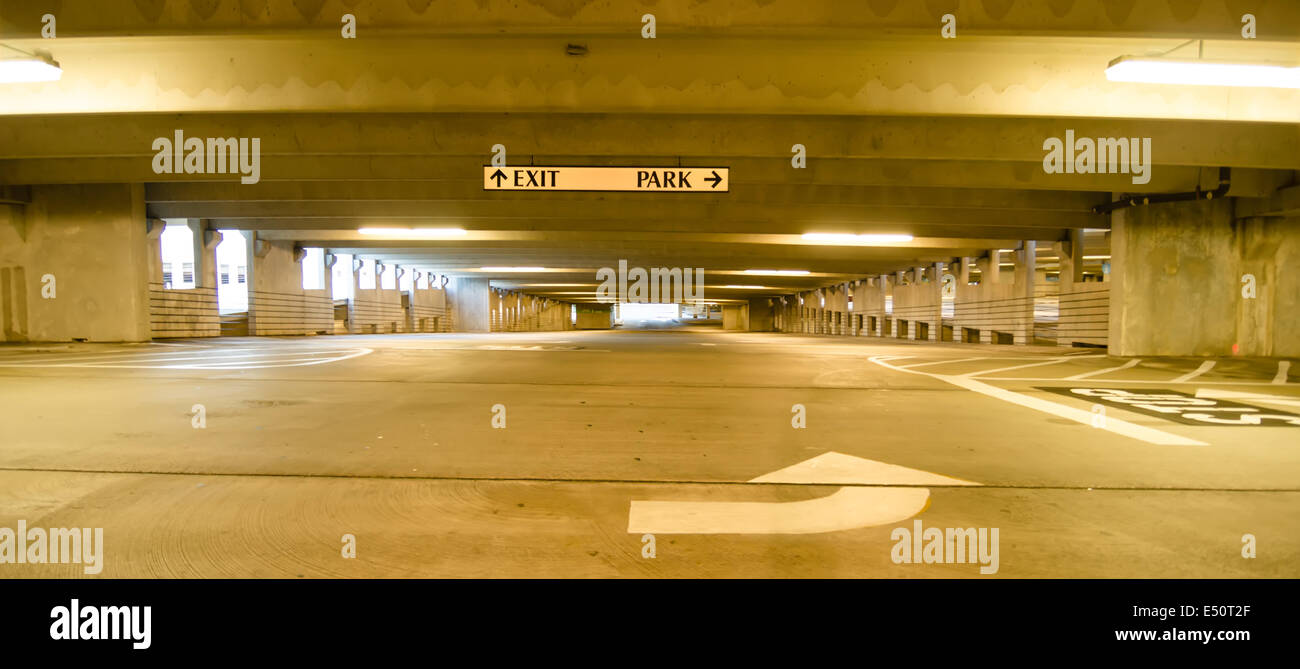 underground parking structure Stock Photo Alamy