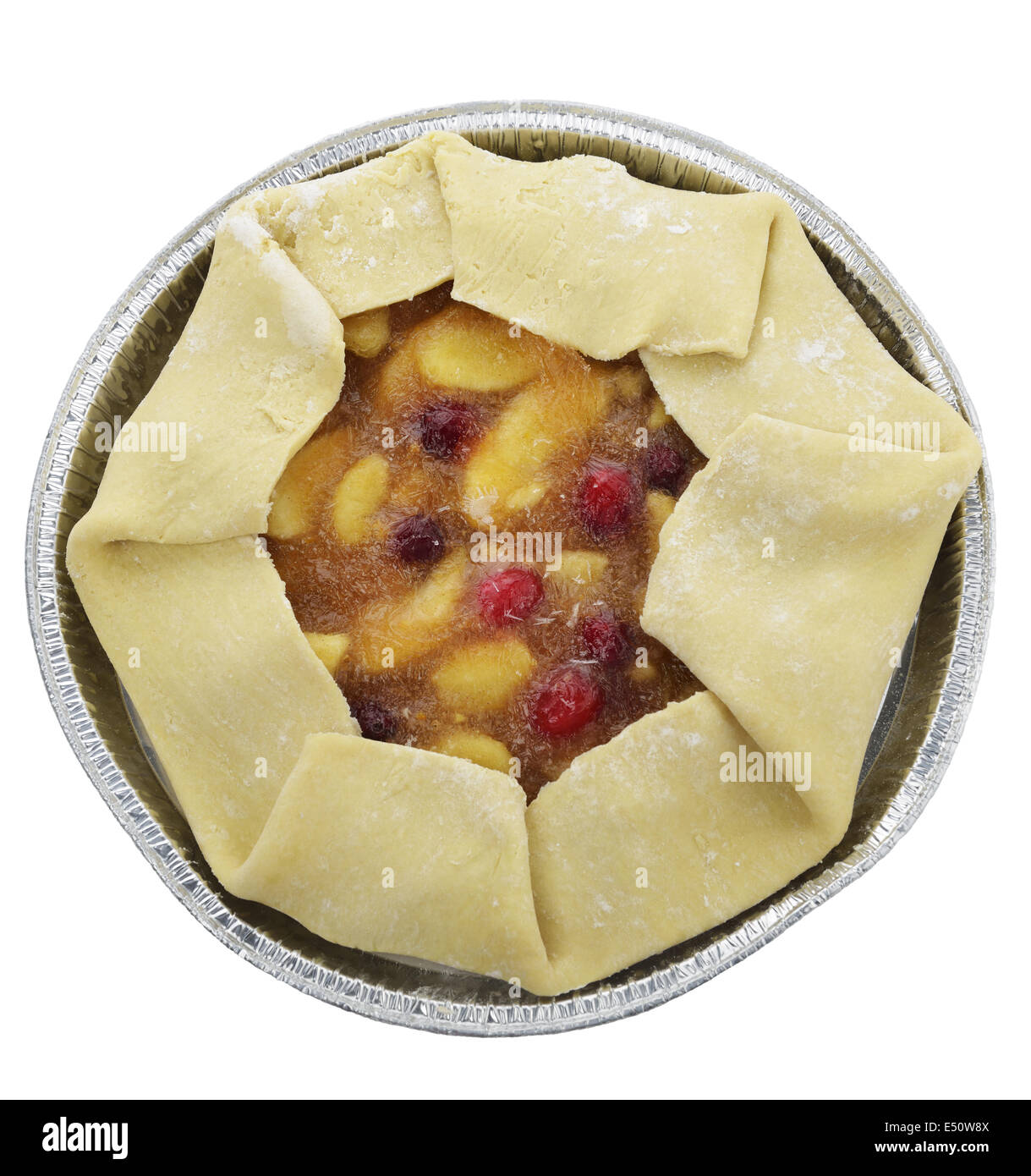 Frozen Fruit Pie Stock Photo Alamy