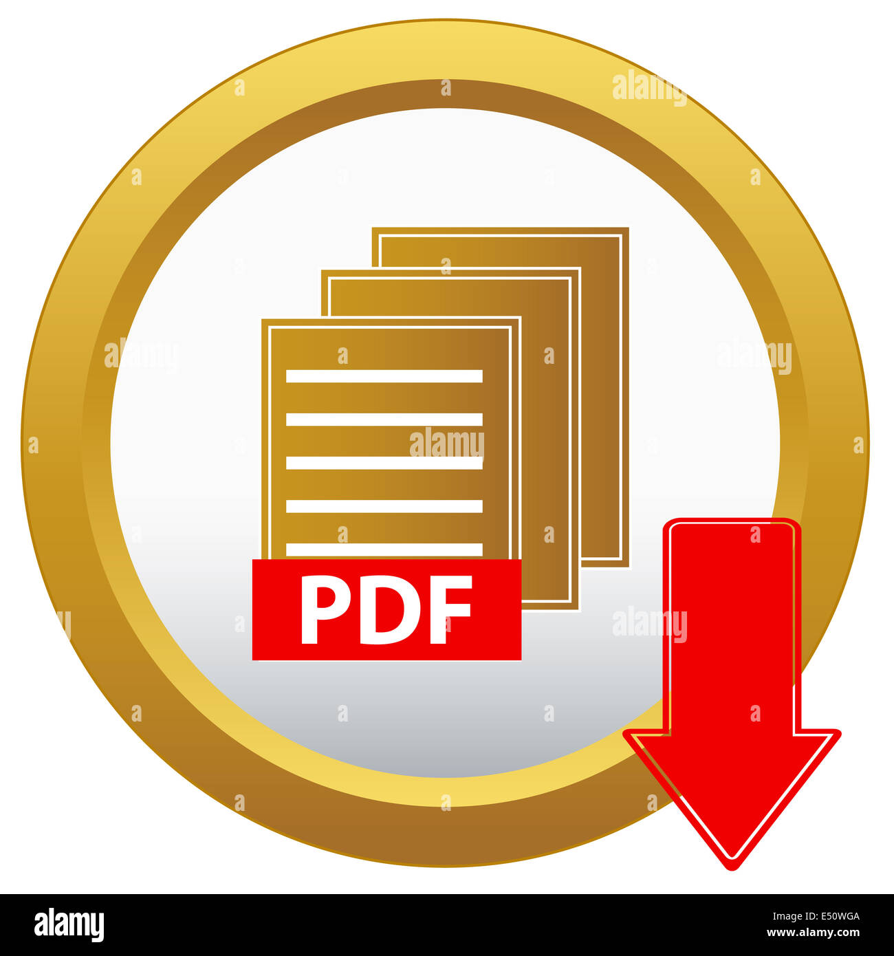 pdf download button Stock Photo - Alamy