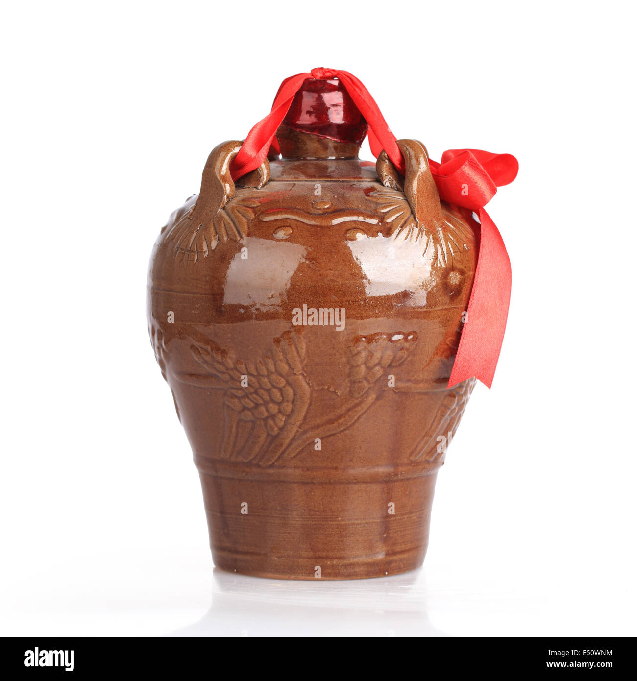 rice wine in the ceramic jar Stock Photo Alamy