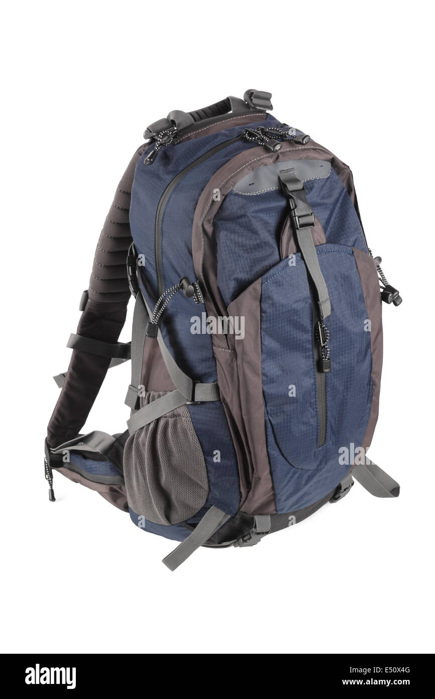 hiking backpack Stock Photo