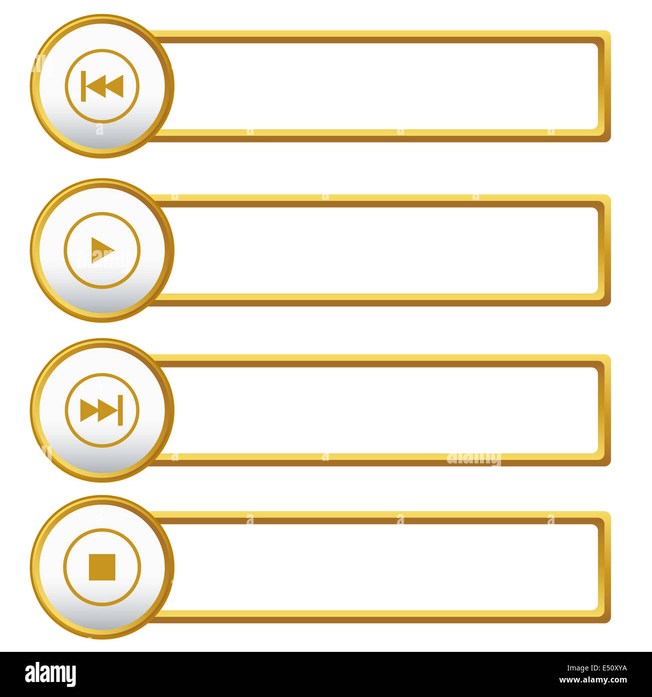 Abstract player icons Cut Out Stock Images & Pictures - Alamy