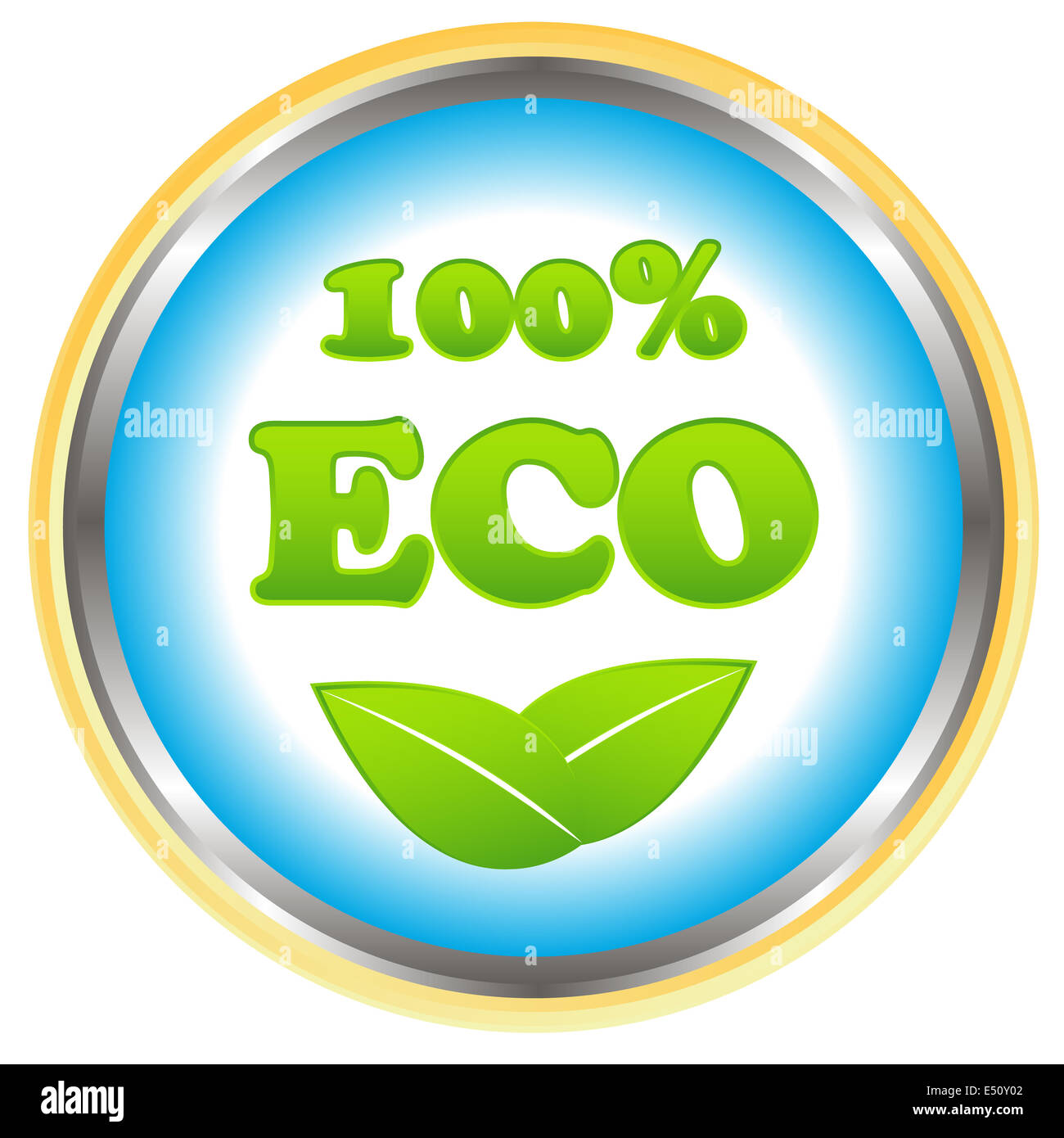 Eco icon Stock Photo - Alamy