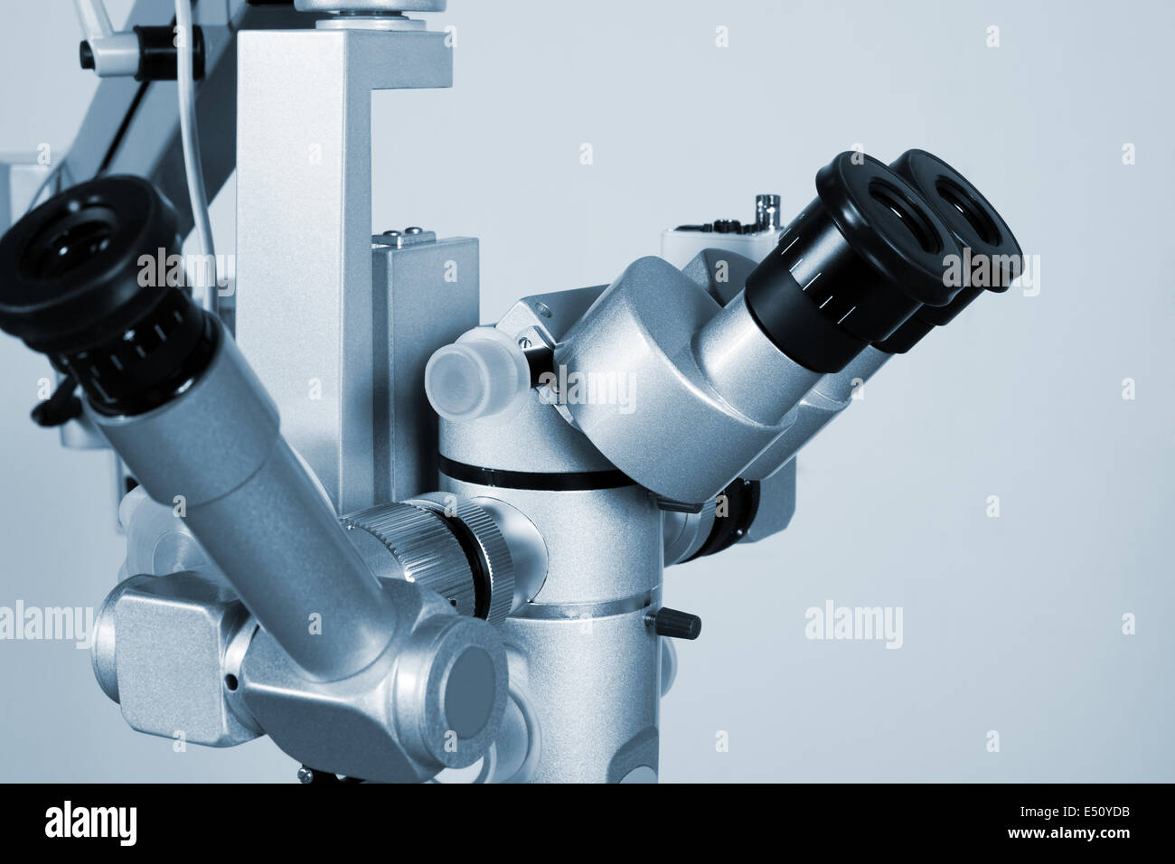 microscope for medical researches Stock Photo