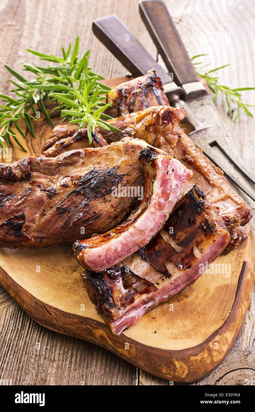 Spar Ribbe Spare ribs hi-res stock photography and images - Alamy