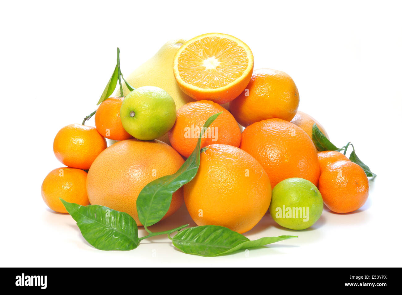 Citrus fruits orange isolated Cut Out Stock Images & Pictures - Alamy