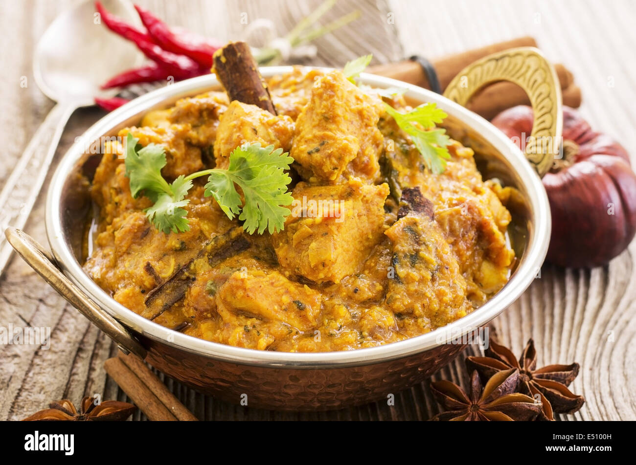 chicken curry Stock Photo