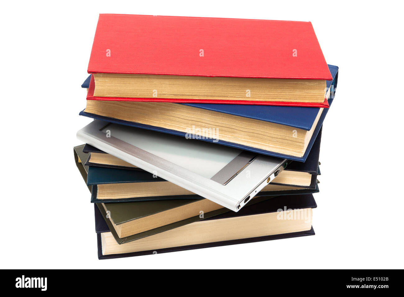 reader and old books Stock Photo - Alamy