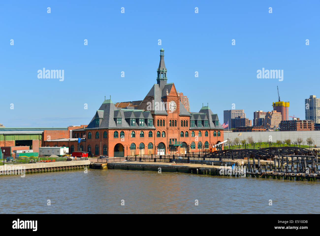 Central Railroad Station, Old Rail Station, New Jersey Terminal Stock Photo