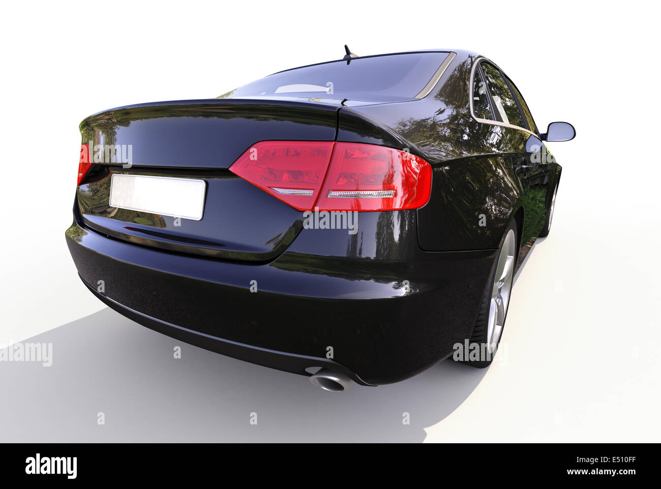 Modern car on a light background Stock Photo - Alamy