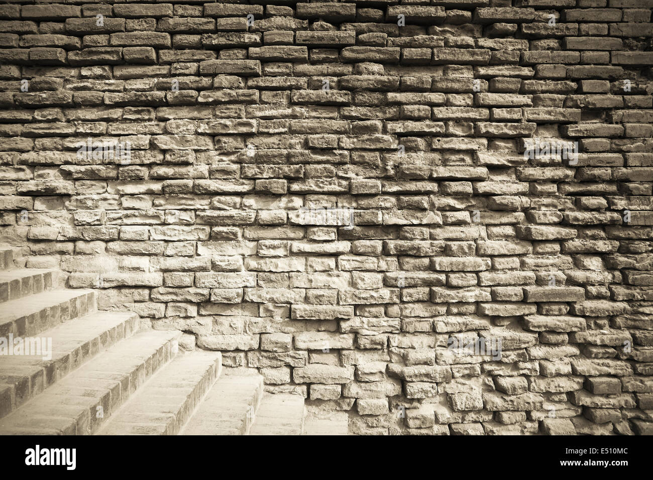 xian ancient city wall closeup Stock Photo