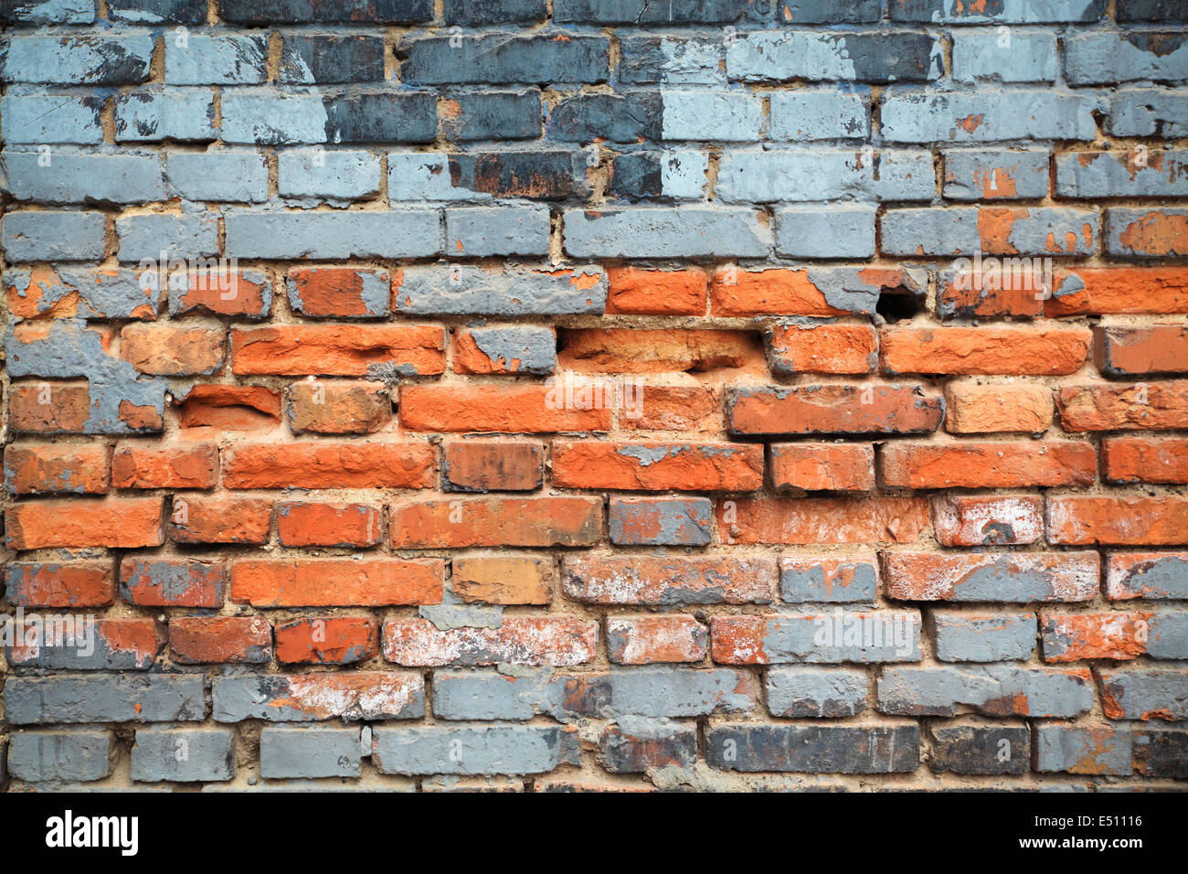 old red brick wall background Stock Photo
