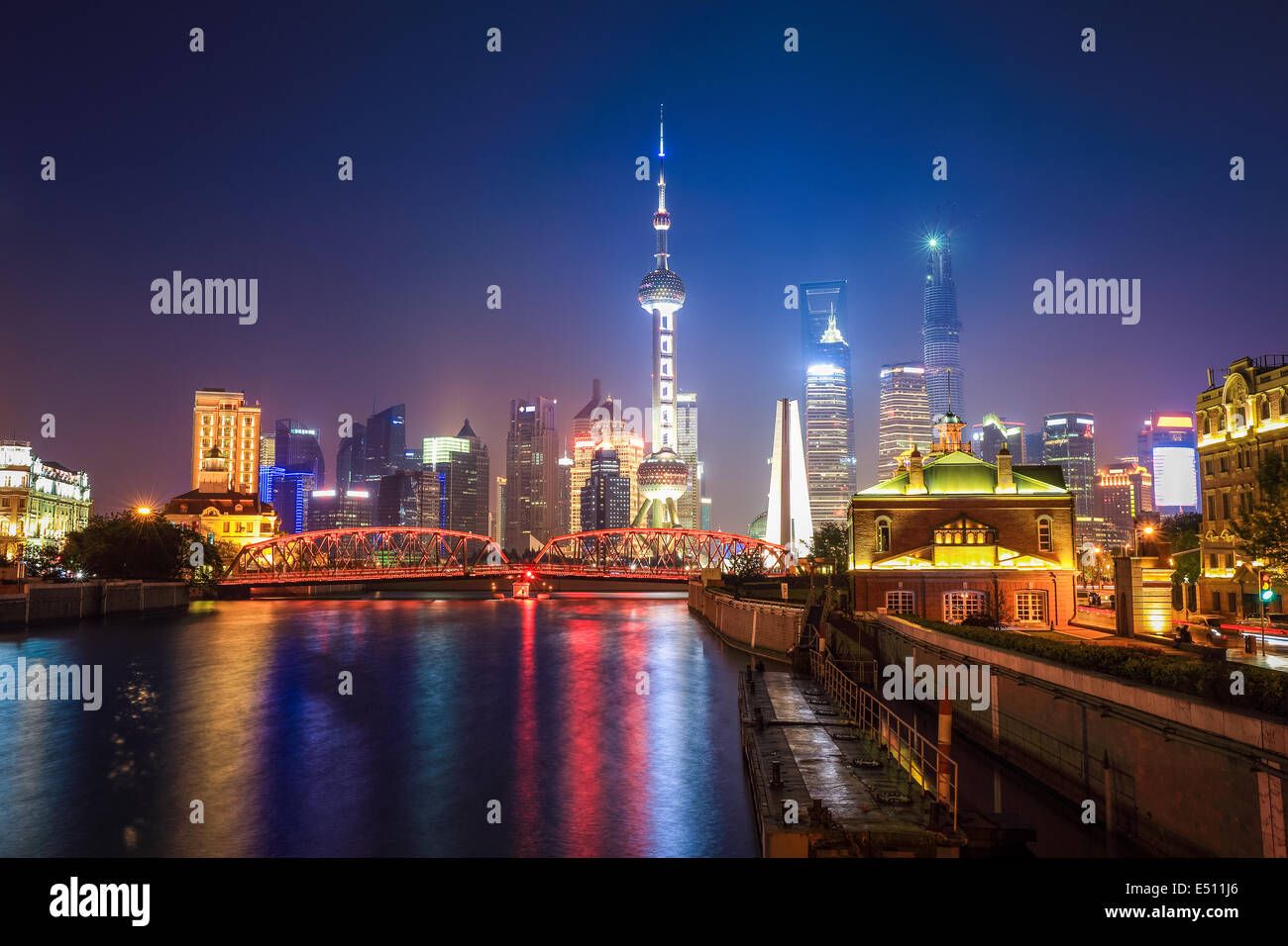 Beautiful shanghai cityscape in hi-res stock photography and images - Alamy