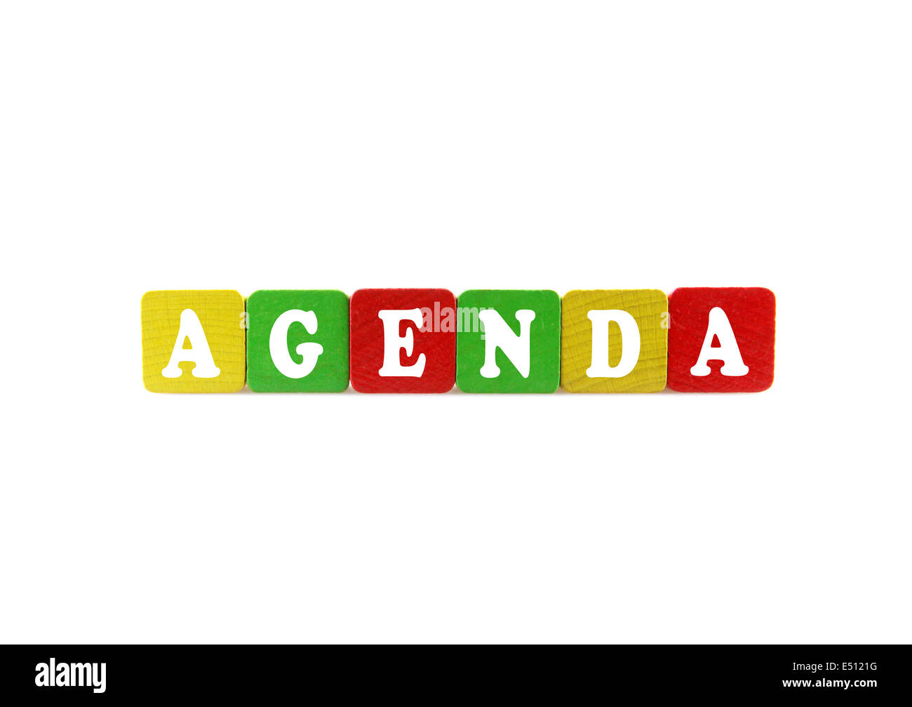 agenda concept Stock Photo - Alamy