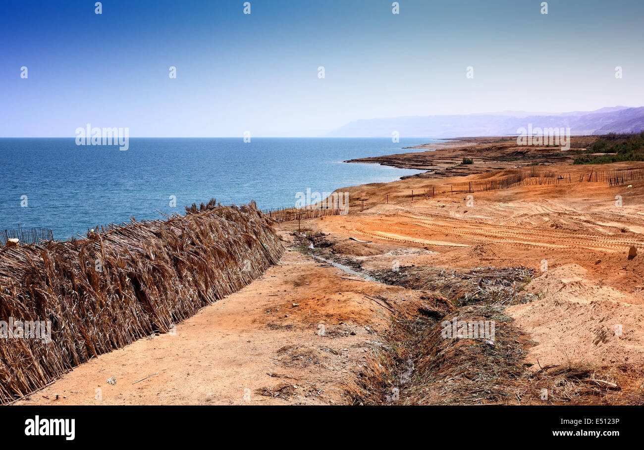 Dead Sea landscape Stock Photo