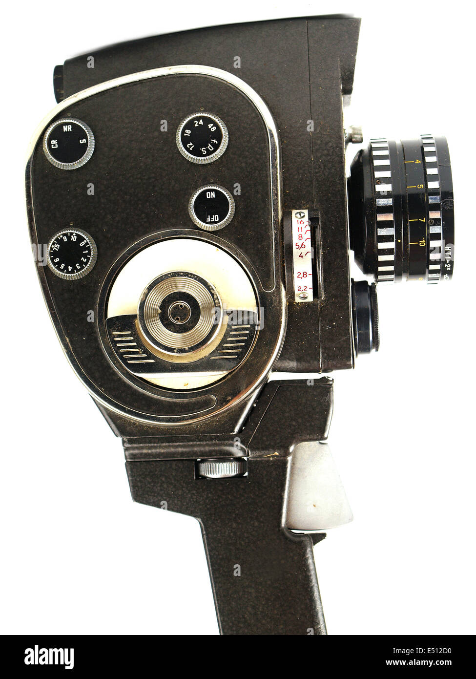 old 8 mm film camera Stock Photo