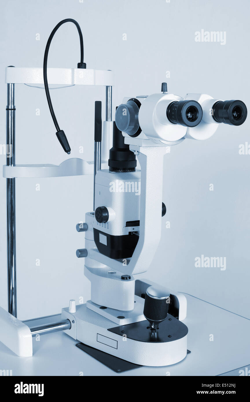 microscope for medical researches Stock Photo