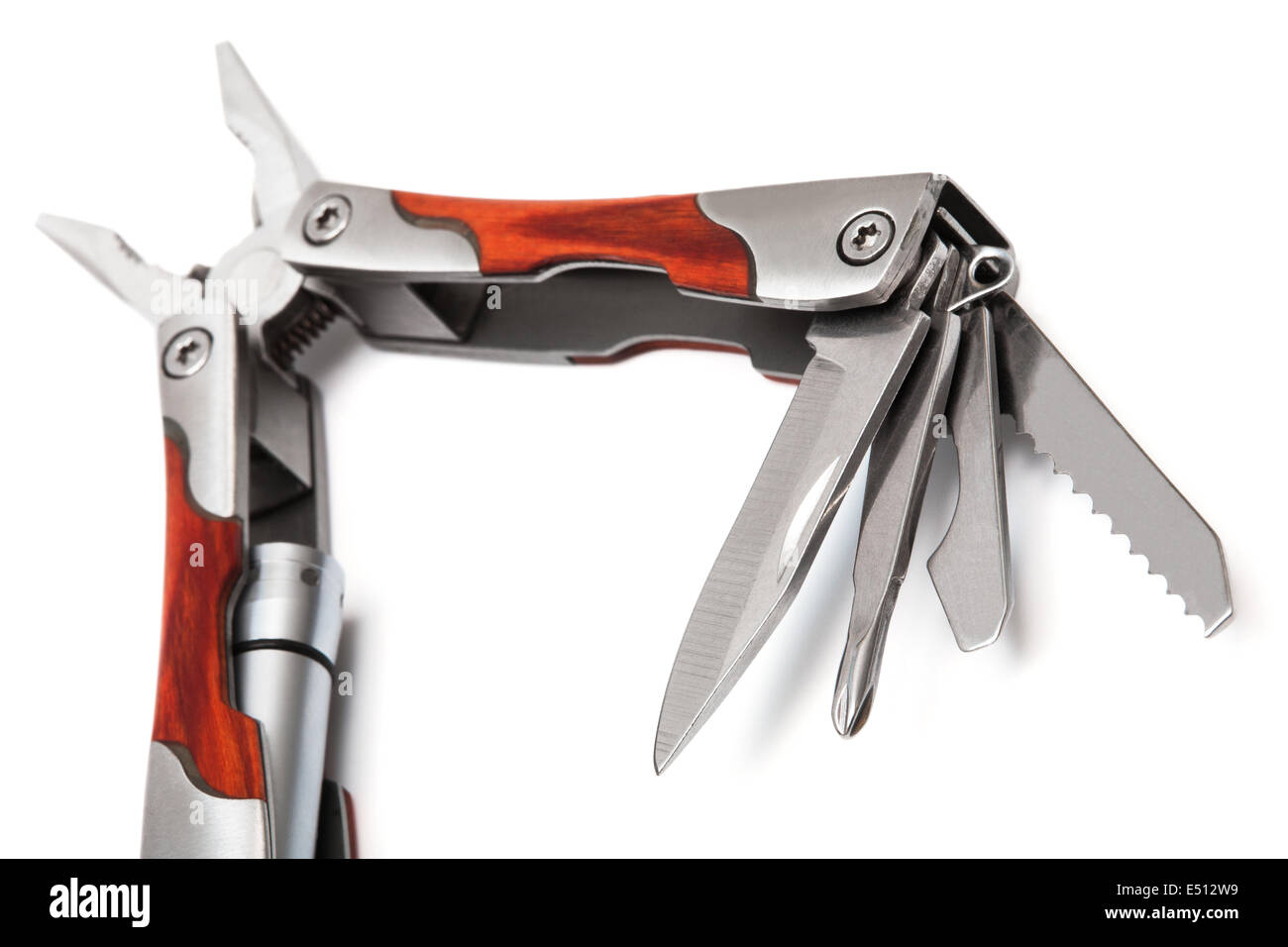 Knife with tools Stock Photo Alamy