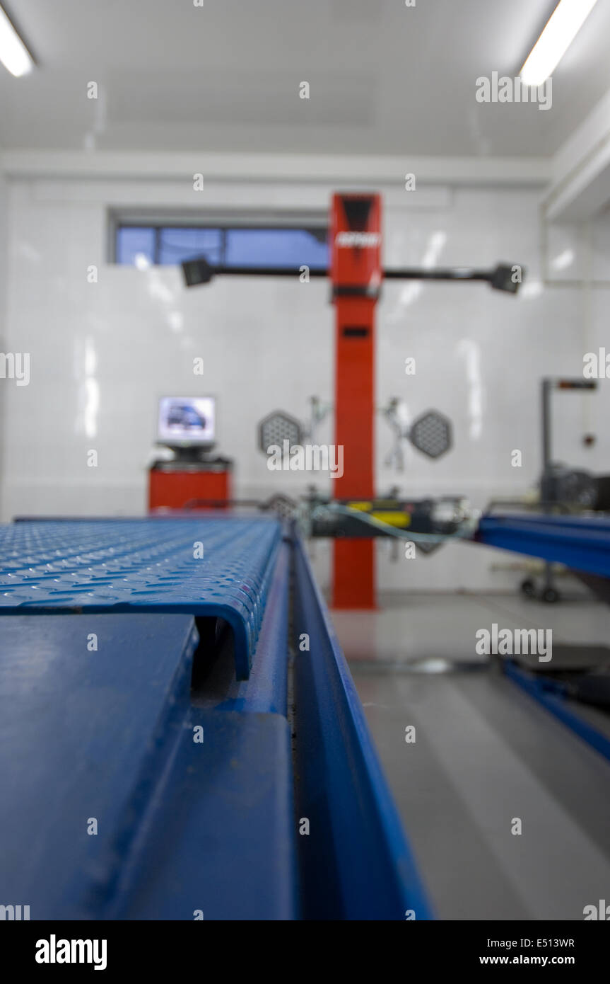 Device for testing vehicle Stock Photo Alamy