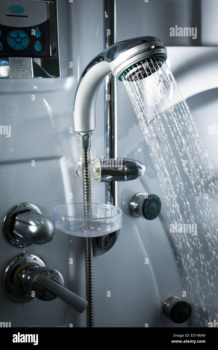 Water from shower Stock Photo Alamy