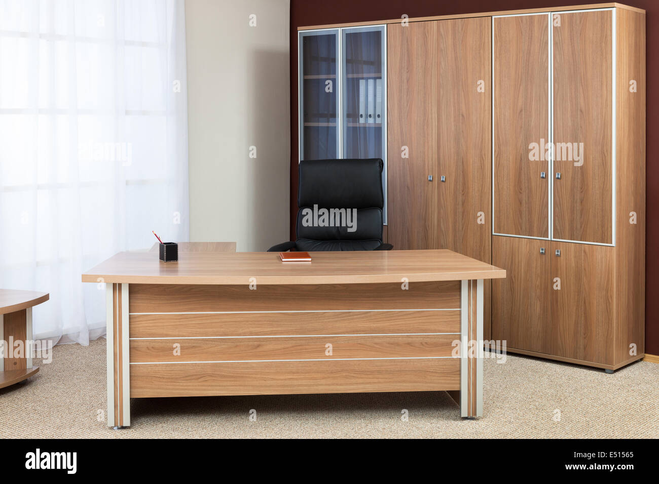 Armchair of manager Stock Photo Alamy