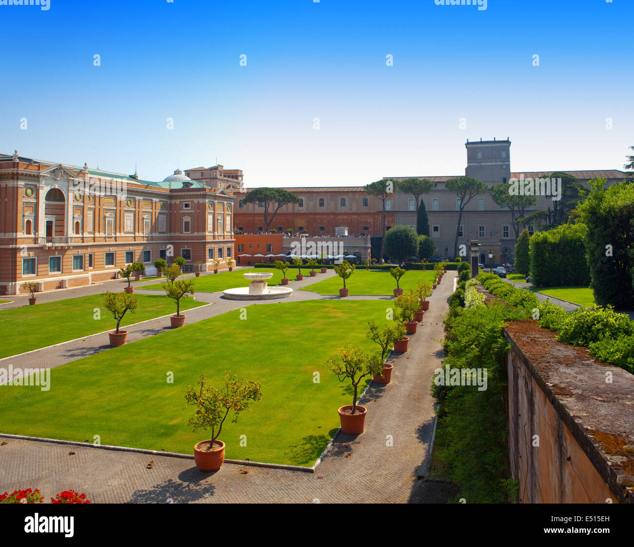 View on  Vatican Museum in Rome, Italy Stock Photo