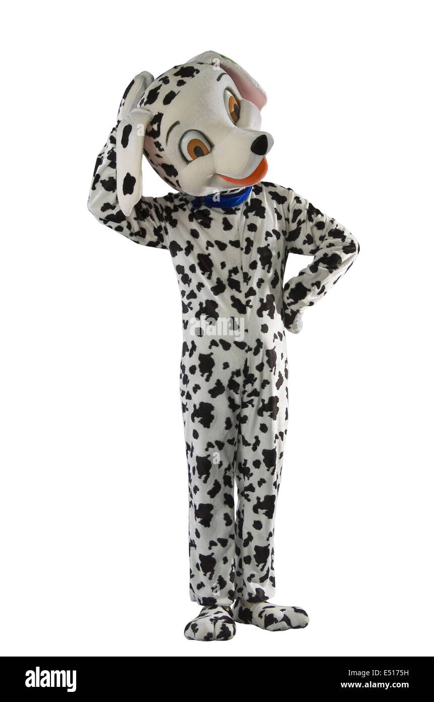 a man dressed as a dog Dalmatians Stock Photo Alamy