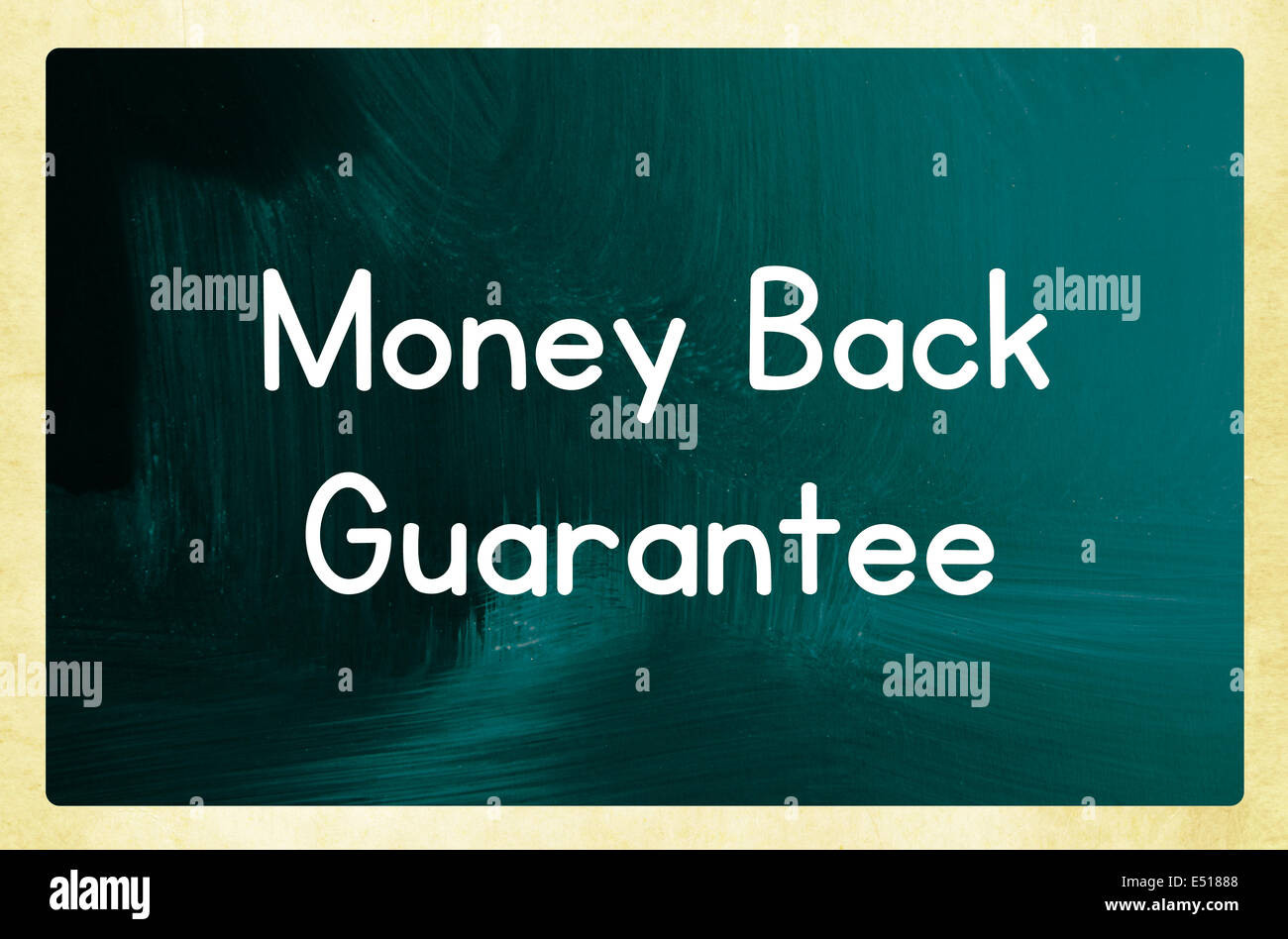 money back guarantee Stock Photo Alamy