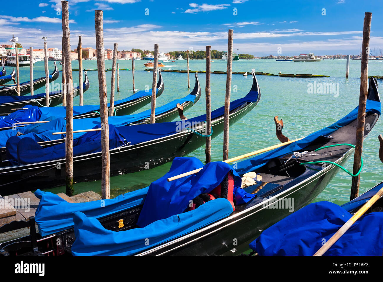 Gondolas in Venice Stock Photo - Alamy