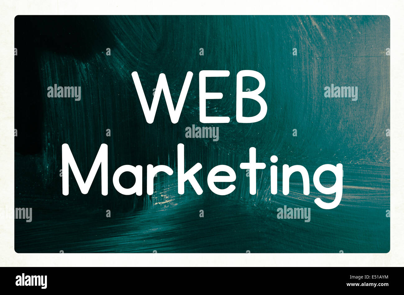 web marketing concept Stock Photo